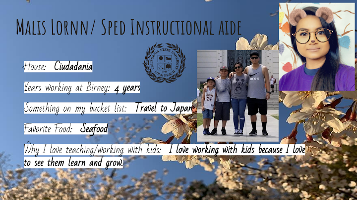 Staff spotlight ... Hello from Ms. Malis! <a href="/ElRanchoSchools/">El Rancho Schools</a>  <a href="/ERChapter107/">ER Chapter 107</a>