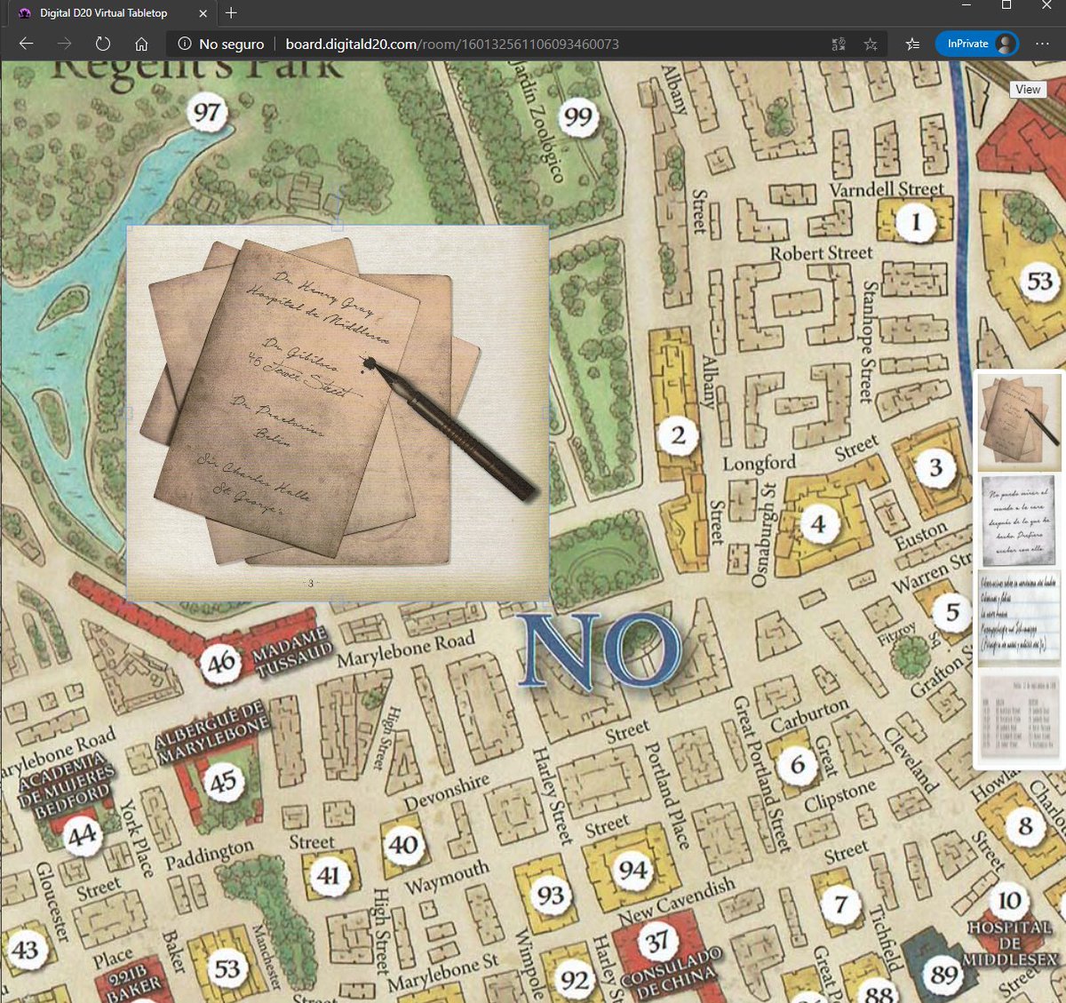 digitald20's tweet image. Playing Sherlock Holmes online with our Narrative Board. board.digitald20.com