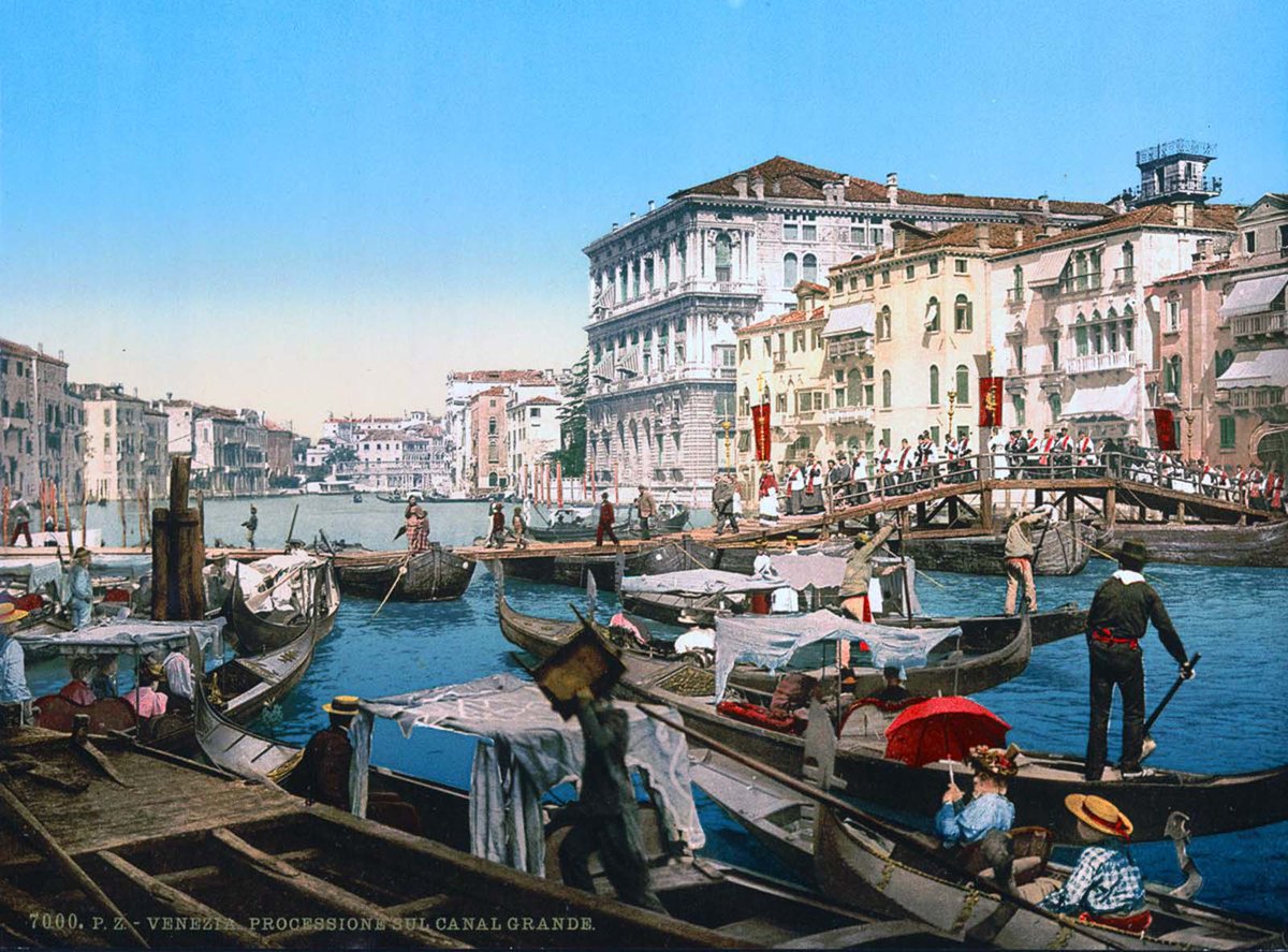 Venice 1890. Beautiful old color images. (2/5)