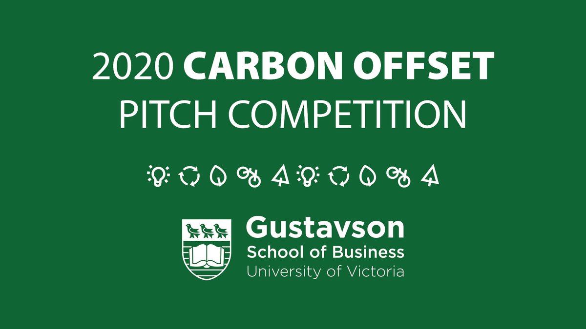 GustavsonCSSI's tweet photo. We are excited to announce that the 2020 Carbon Offset Pitch Competiton has launched today! 

All Gustavson students are eligible to join and have the opportunity to have a say in how Gustavson offsets carbon emissions and win cash prizes. 

Check out https://t.co/PgNF6ZfciB https://t.co/tk2MpB9QwM