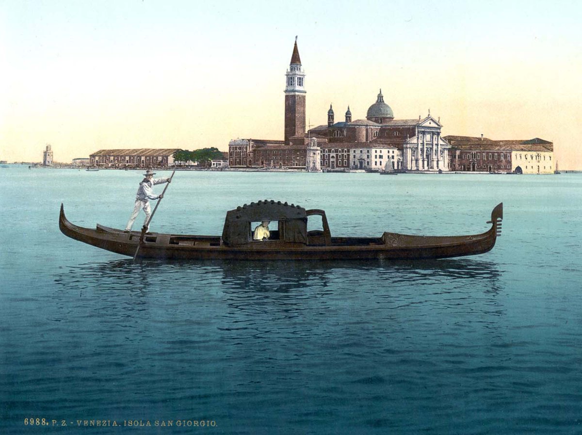 Venice 1890. Beautiful old color images. (3/5)