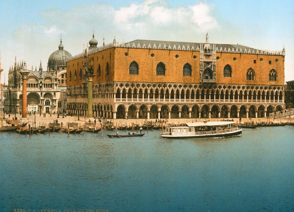 Venice 1890. Beautiful old color images. (5/5)