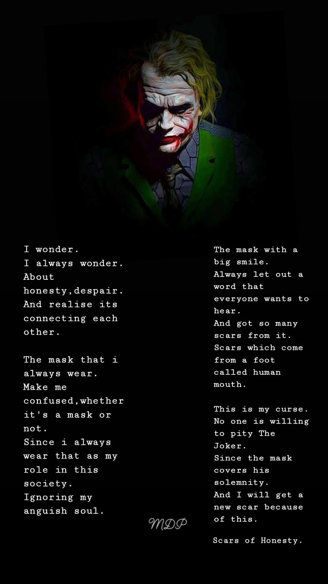 ShrineMaiden10's tweet photo. The Joker. https://t.co/haJdRcsYdr