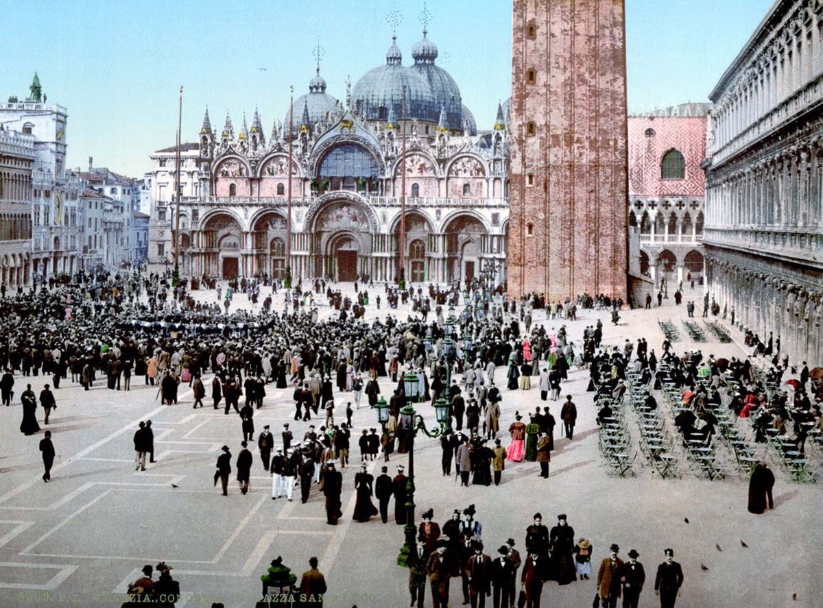 Venice 1890. Beautiful old color images. (5/5)