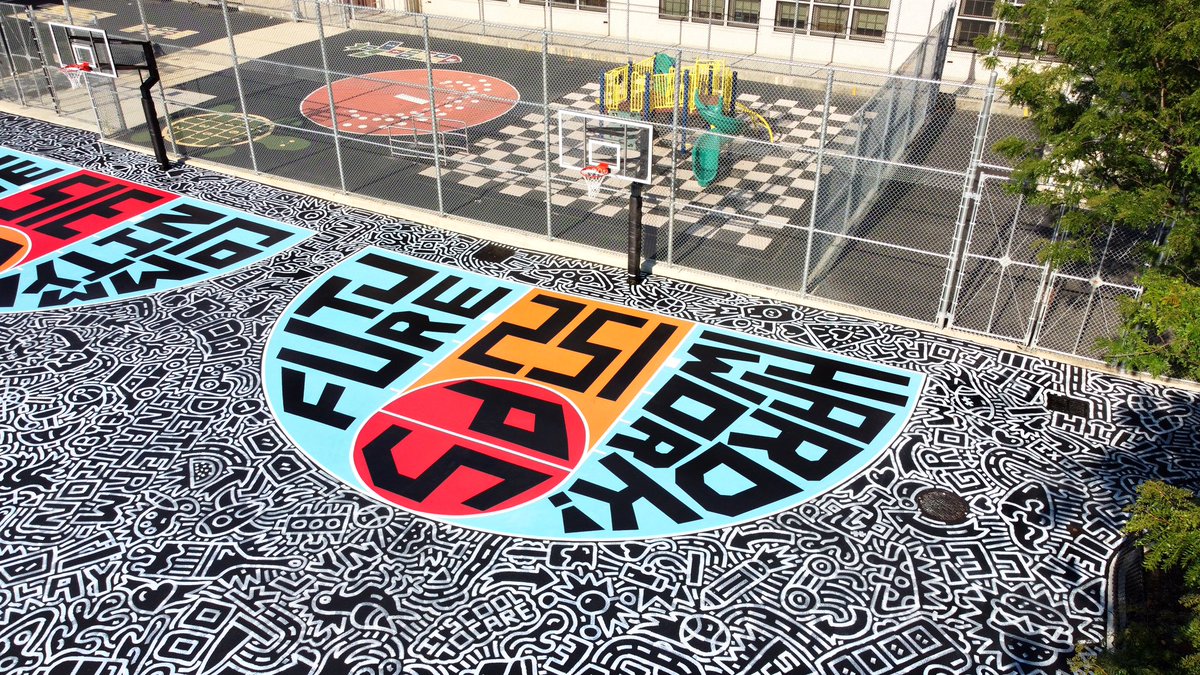 KDTrey5's tweet photo. Court 21 for the next generation of Brooklyn hoopers #BuildItAndTheyWillBall⁣ https://t.co/F09lfblbsk