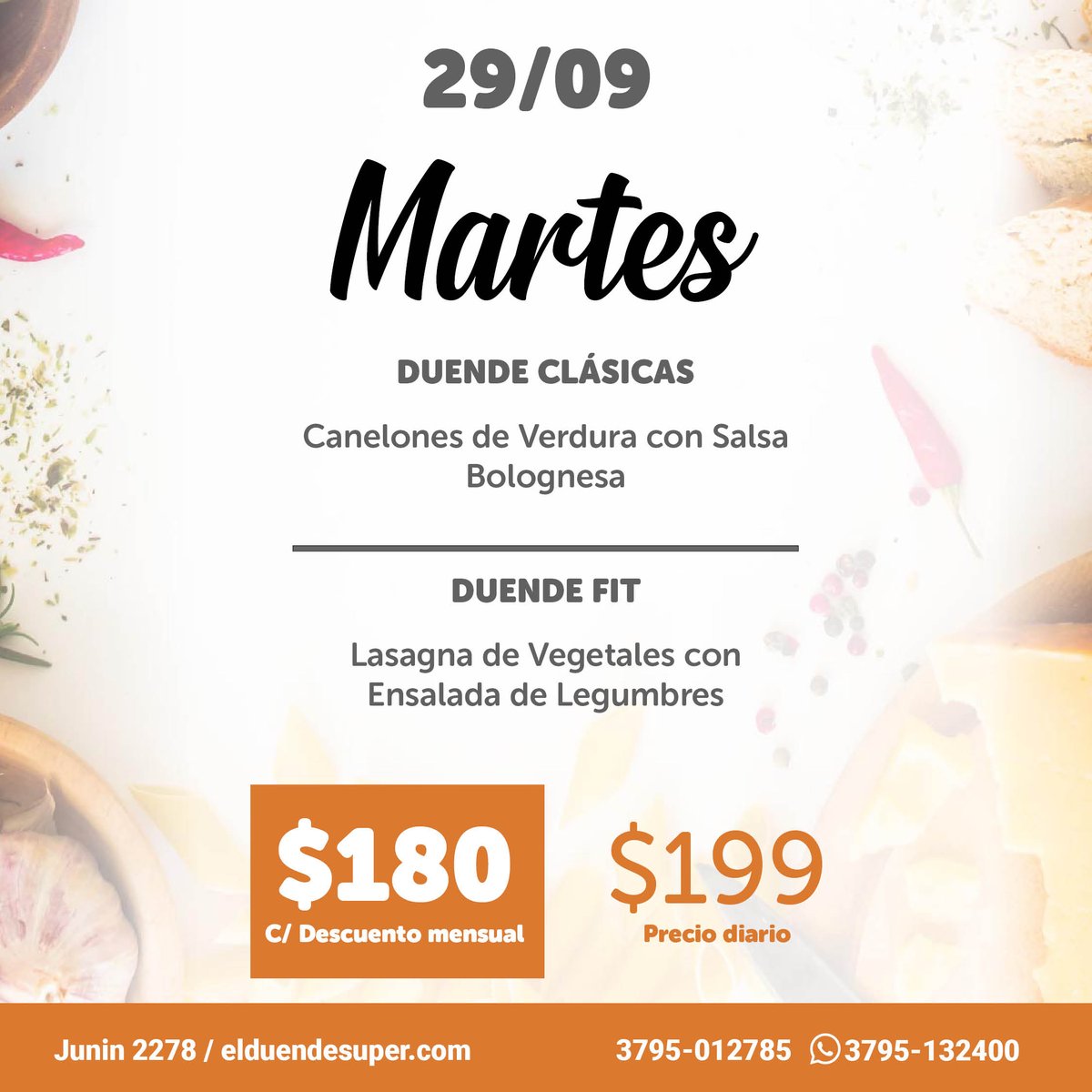 ELDuendeSuper1's tweet photo. 🚩🚩🚩Viandas!!! Promos combos empresas y familiares!!! DELICIOSAS!!! Completas y equilibradas🚩🚩🚩
#corrientes

#viandas #viandassaludables #saludable #comidacasera #comida #delivery #viandaslight #menusemanal #rico #quedateencasa #almuerzo #a #comidasana #lape #fit https://t.co/47OPd4FxZN
