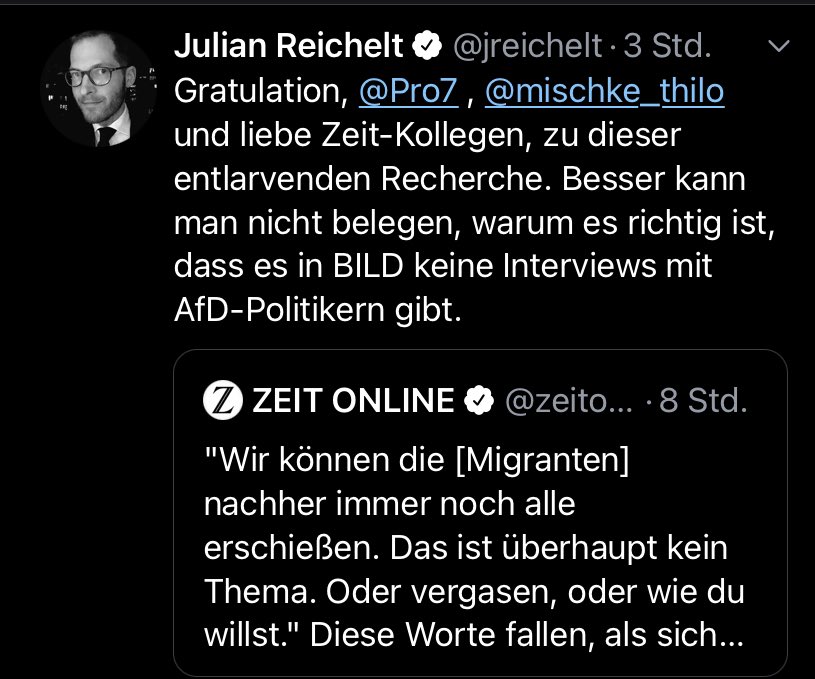 DschlegelS's tweet photo. Noch verlogener als @Bild und @jreichelt ist nur noch die @AfD.
#prosieben #afd #Lueth https://t.co/LjFnlq5fSz