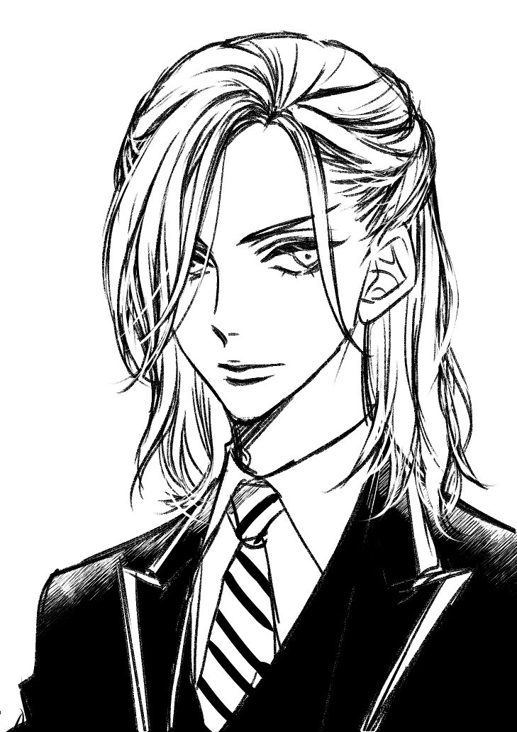 そしてこれはただただ美人を落書きしたかっただけのヴィル様 