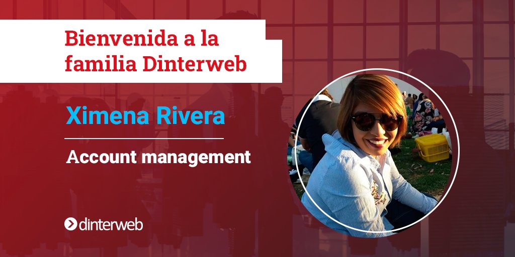 dinterweb's tweet image. En la familia Dinterweb estamos muy felices de contar con una nueva integrante. 🥳🎉

¡Bienvenida al equipo, Ximena! 📧

Esperamos que puedas crecer con nosotros y que tus conocimientos sean un impulso para continuar ayudando a más empresas a crecer.