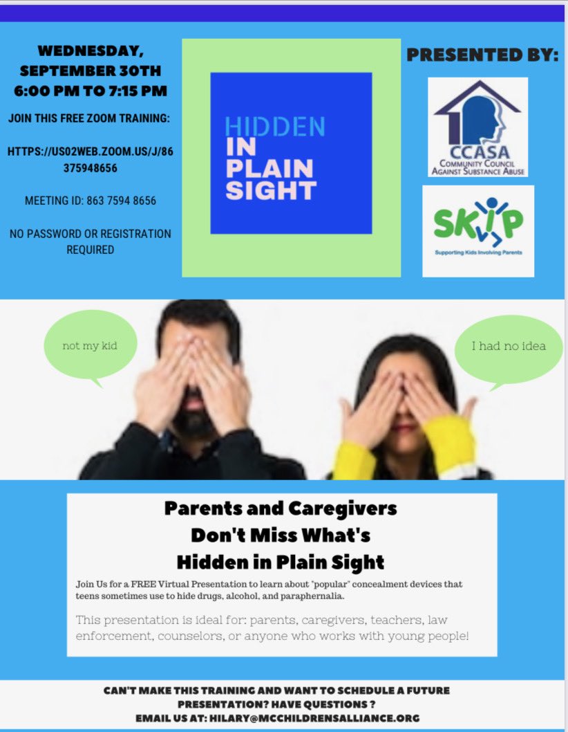 For parents &amp; caregivers: