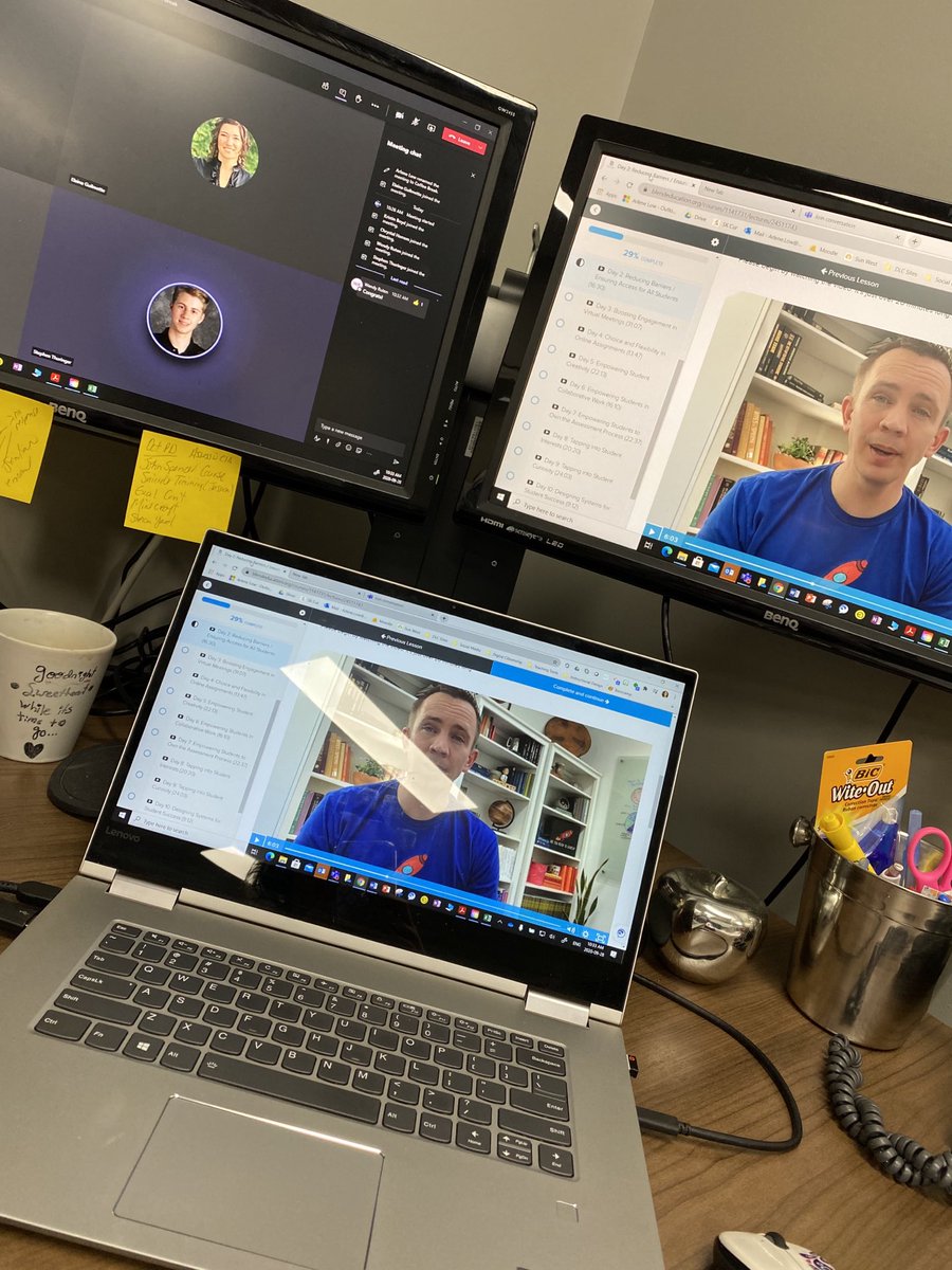 Day 1 of ⁦<a href="/spencerideas/">Dr. John Spencer</a>⁩ Empowering Students course for our ⁦<a href="/SunWestDLC/">Sun West DLC</a>⁩ Staff PD day!