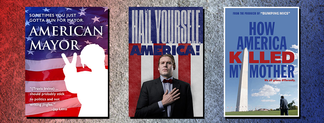TravisIrvineUSA's tweet image. THIS FRIDAY, OCT 2 we're releasing my three short documentaries on @Vimeo!! It'll be the 10th anniversary of "AMERICAN MAYOR," the 1st anniversary of "HAIL YOURSELF, AMERICA!" starring @BenKissel and the debut of "HOW AMERICA KILLED MY MOTHER" with @Eddietunes_!! COMING SOON 👏🇺🇸