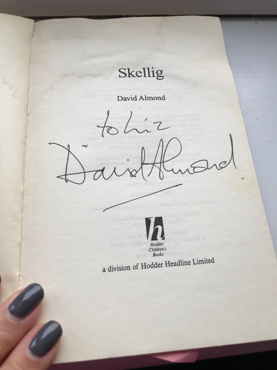 MrsJ_writing's tweet photo. So excited to be teaching “Skellig” again. It’s one of my favourite books. My signed copy is staying at home though as it’s starting to fall apart. Today, the Year 6s were gripped and literally moaned at me when it was time to end the lesson...they wanted more. @DorchMiddle https://t.co/CAypcH0AEe