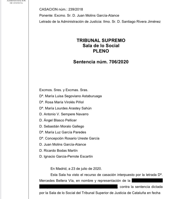 perevdl's tweet photo. 🚨La Sala IV del Tribunal Supremo reconoce el valor procesal de prueba documental (suplicación...) a los correos electrónicos 🚨

STS (Pleno) 706/2020, de 23 de junio 👀

🔥Sentencia importantísima 🔥 https://t.co/kzRIbZrZ28