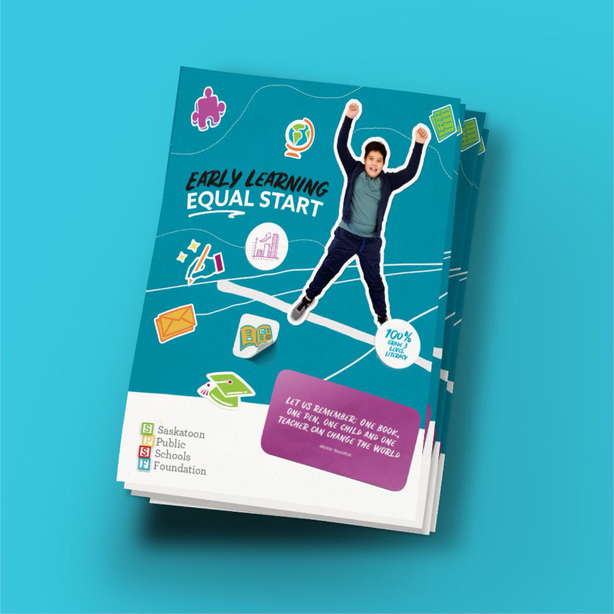 RockAndBloom's tweet photo. @StoonPubSchFd has an incredible goal to help students reach Gr. 3 level literacy. We had the privilege of bringing this campaign to life with kid centric illustrations, colours and a playful feeling at the centre of it all! ✏️ Check out the full site: https://t.co/kaE34oAsZ3 https://t.co/rqIzj3t3DJ