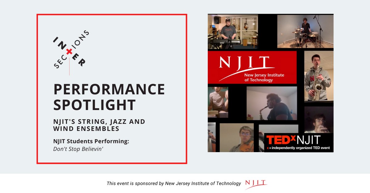 The Don't Stop Believin' Project by NJIT's String, Jazz and Wind Ensembles is an incredible virtual unison and production you don't want to miss! tedxnjit.com