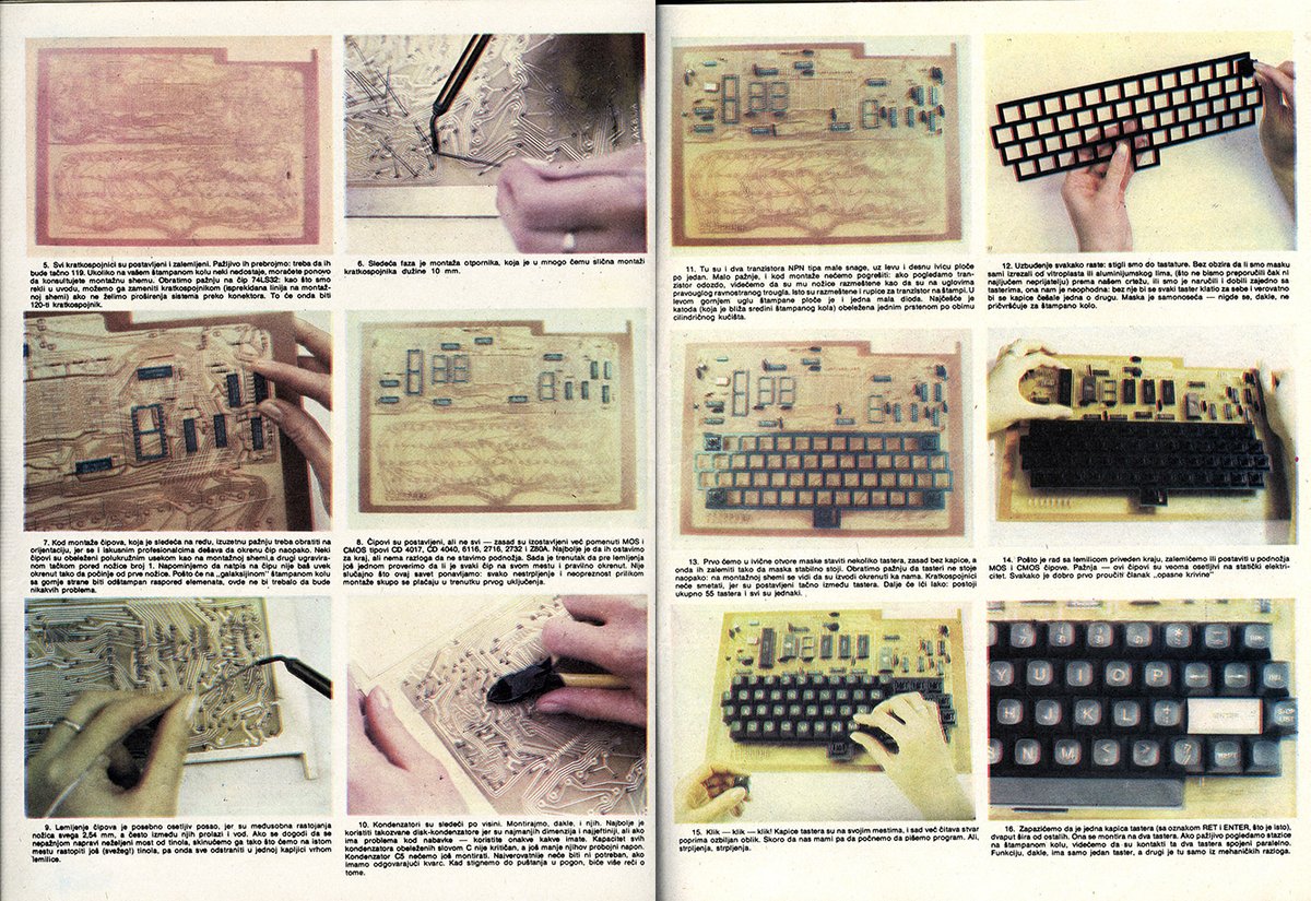 Starting a new thread where I will document my (hopefully successful!) attempt at building a  #Galaksija, Yugoslavia's DIY computer designed by Voja Antonić in 1983. I will document technical challenges, but also my attempt at engaging with my personal and collective history.