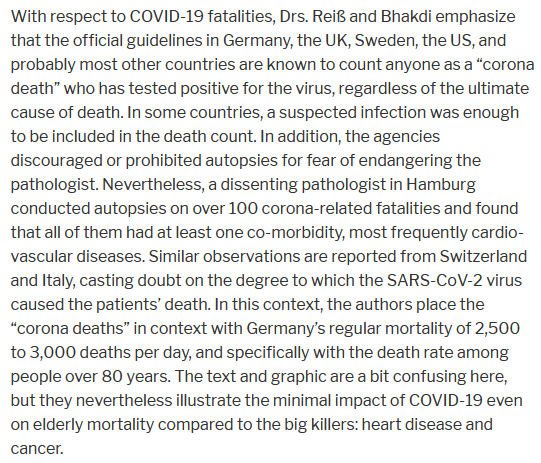 RealitySignal's tweet photo. @JuliaHB1 See the open letter from Belgian medical doctors and health professionals. https://t.co/c03BRET3mw

And see the book "Corona, False Alarm?" by German doctors Karina Reiss Ph.D. and Sucharit Bhakdi MD https://t.co/yO00tpWpbw https://t.co/0FDAUNeuC9