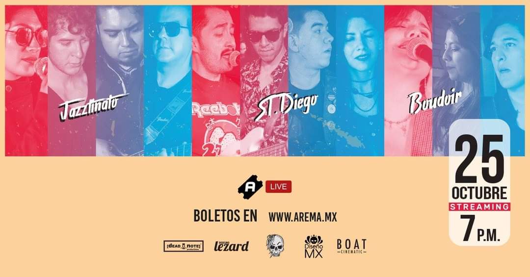 CentralAlgazara's tweet photo. Ya pueden adquirir sus boletos para este primer festival de El Santuario, completamente en vivo e interactivo, las bandas invitadas son: #Jazztinato, #StDiego y #Boudoir. 

🔥El ritual está por comenzar🔥

Accesos a $69
https://t.co/FqpY1nOHGA https://t.co/XKg29IeA37