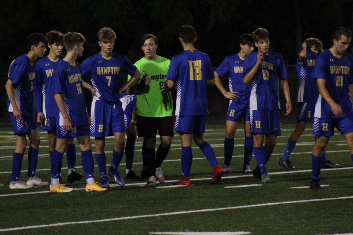 htownyearbook's tweet photo. Boys Soccer lost a tough fight to Mars on Thursday. They will visit the Fighting Planets again on October 14th for a rematch⚽️ @hampton_soccer https://t.co/nWWFsewPil