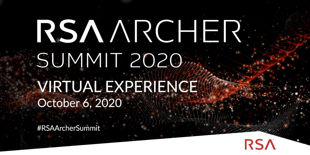 RSAsecurity's tweet photo. Get a front row seat (or couch) to #RSAArcherSummit on Oct. 6! Hear from #RiskManagement leaders and virtually network with your peers from around the globe. See the agenda &amp; register here >>>https://t.co/LnHrBnHfBs

🎉Today's #SponsorShoutout goes to @riskrecon &amp; @compliance_ai! https://t.co/G0y4mhvQ7g