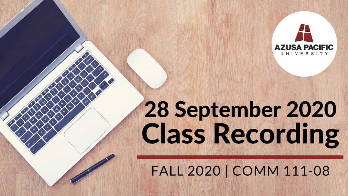 ProfessorNeu's tweet image. Hey, #Pubcomm111-08: Today's class recording has been posted to @CanvasLMS.