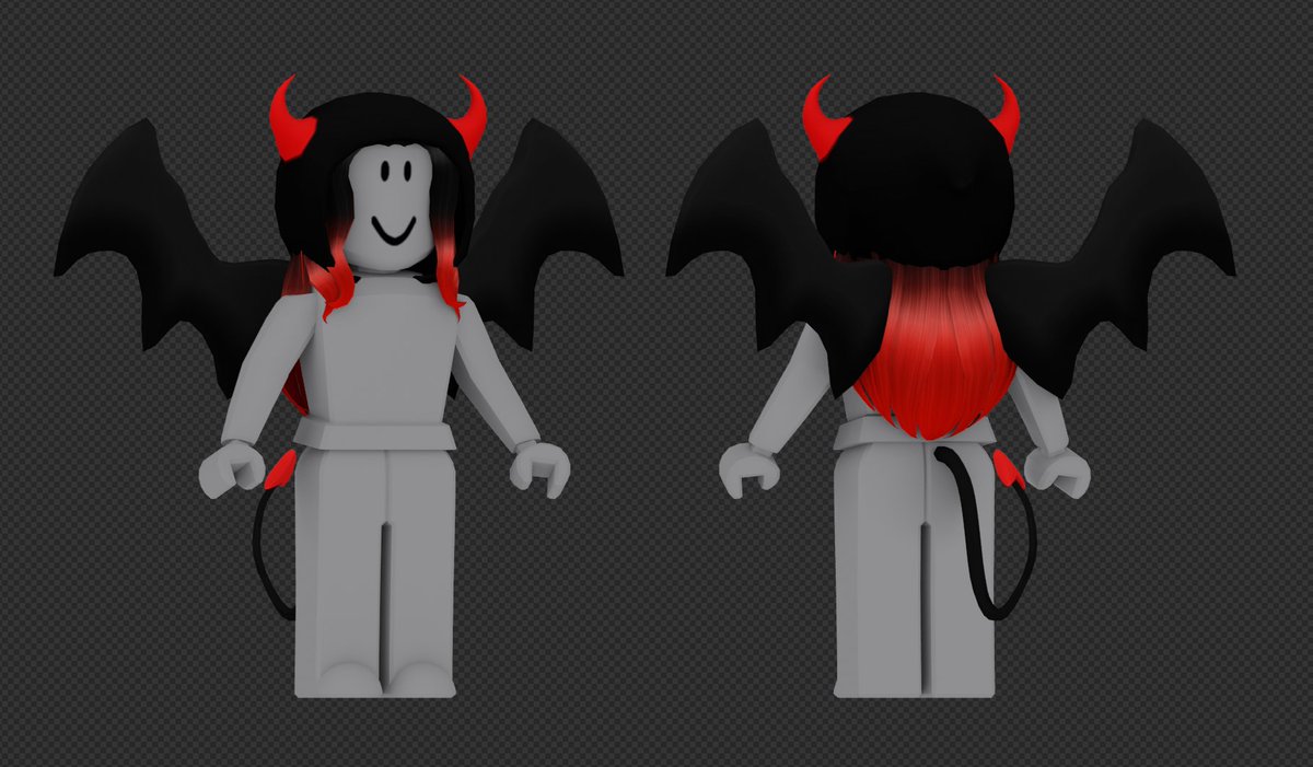 Emily On Twitter Submitted Items For This Week S Robloxugc Devilish Plushie Costume Hair Not Included Lace Trendy Hat Skeleton Hood And Highly Requested Trendy Hat Hair Combos Roblox Robloxdev - black hair combos roblox