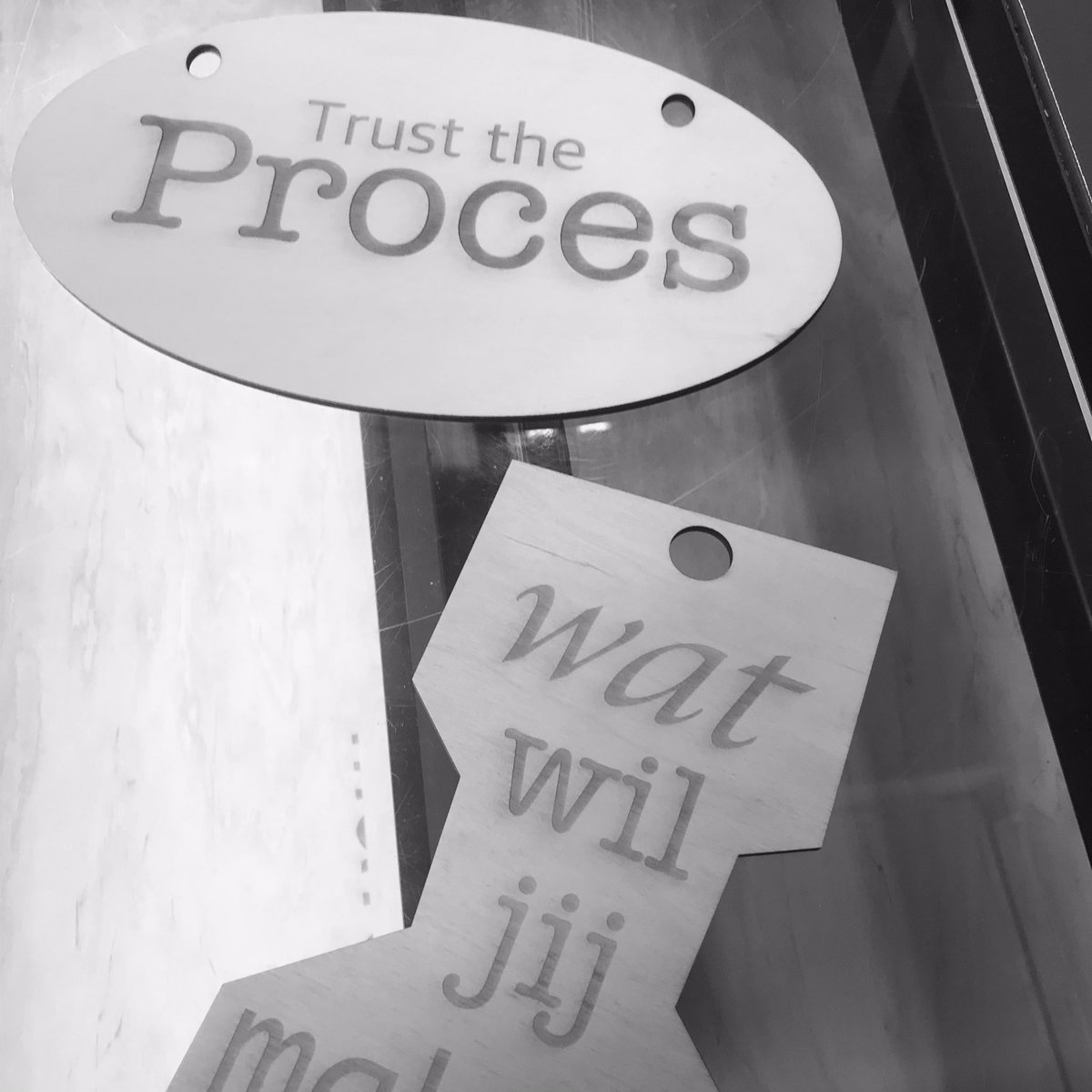Mooie boodschap, “trust the proces”
#watmaakjij #makered #cyclus