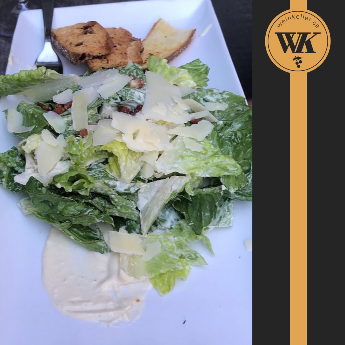 Truly a classic appetizer, our Caesar salad is a must try 🥗🍴