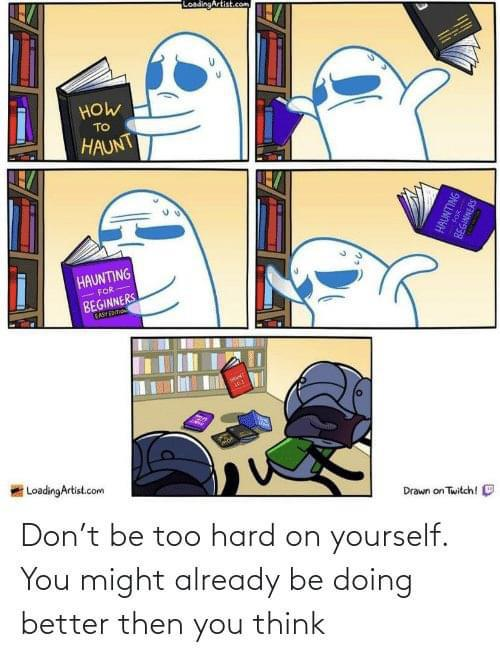 HauntedChannel's tweet photo. Spotted on reddit and couldn't find it on @LoadingArtist's timeline here on Twitter, but needed to share 😂
#haunted https://t.co/A8cdwXhTn0