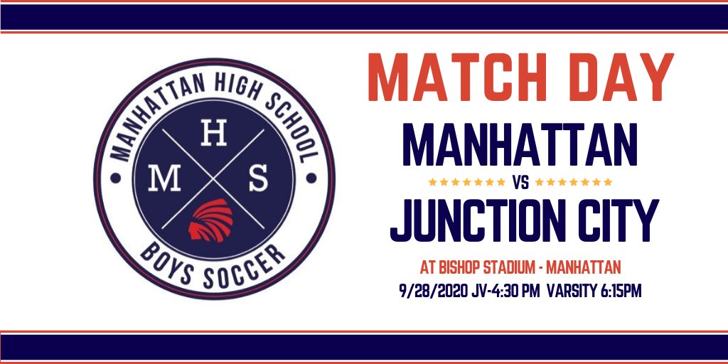Come support the Manhattan High Boys Soccer teams tonight when they take on Junction City at home.  JV starts at 4:30, Varsity at 6:15