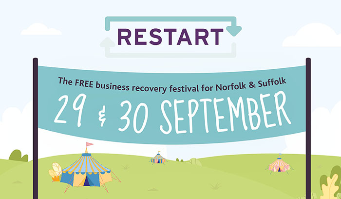 FestivalNorfolk's tweet photo. It's happening from tomorrow from 9.15am - eeeek! Two days of free, virtual content live streamed into your home / office to help support and sustain your business. For the programme and to access the live streams, go here https://t.co/kEYRDa89Ci https://t.co/sWB3jqPS88