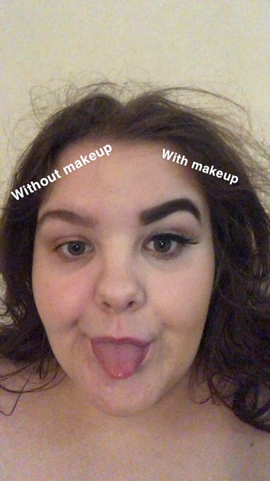 Got bored and did the power of makeup challenge https://t.co/vGrLjrne4c