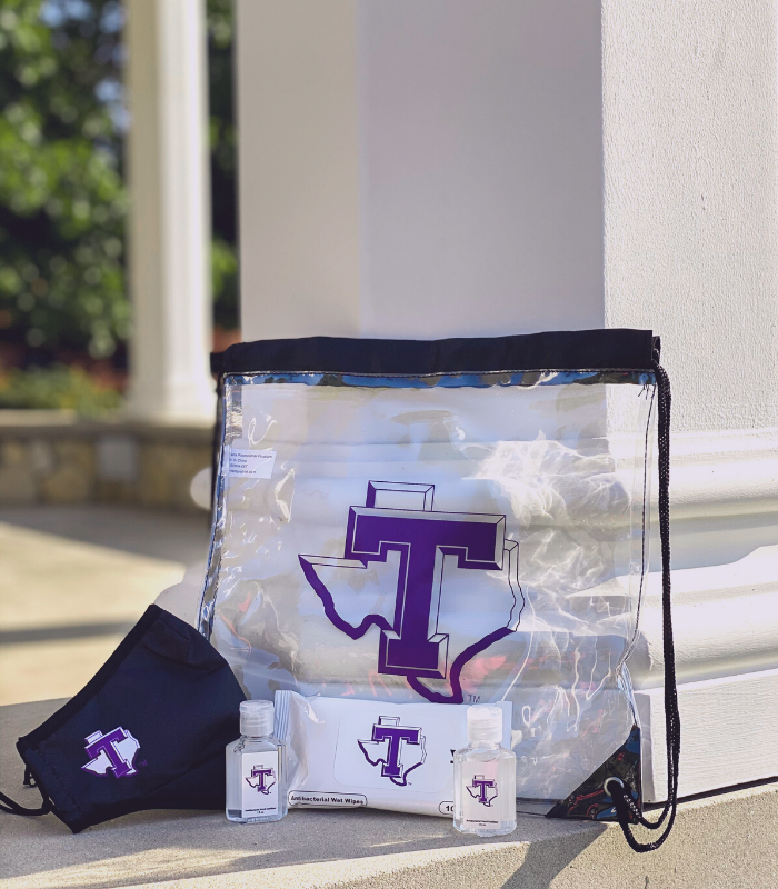 TarletonState's tweet photo. If you have taken the Texan Commitment, visit one of the pick up locations to receive your care kit. Must bring your Texan Card or valid ID. While supplies last. #TarletonState https://t.co/1yM60DYHEu