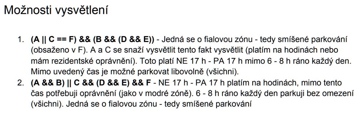 tivwvit's tweet photo. Tohle vás v autoškole nenaučí, aneb nezapomínejte na závorky. Za 5 vteřin kdy projíždíte kolem to nemáte šanci vyhodnotit. Jaké je prosím spravné řešení @PolicieCZ @matfyz @jazykovedma?
https://t.co/LlsB7vYNqT https://t.co/0qjlAjIvog