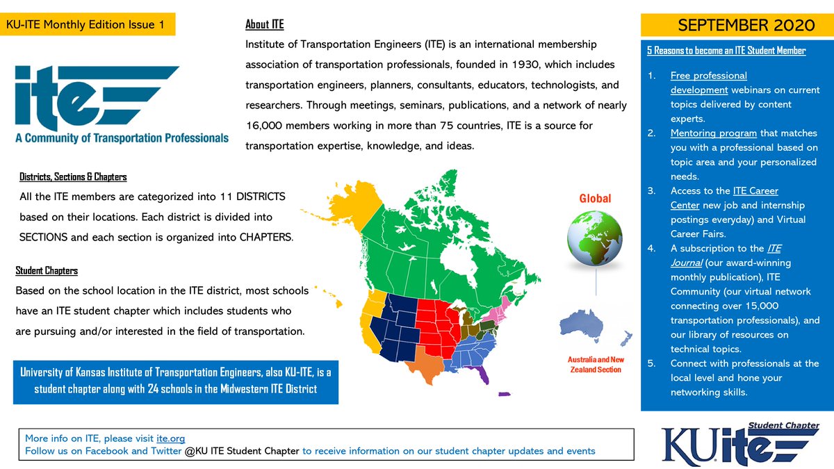 ku_ite's tweet photo. Starting this month, KU-ITE will be sharing valuable information, news and updates happening in the transportation industry in the form of Monthly Editions. For this September 2020, we present you with the information about ITE!! So, JOIN TODAY at https://t.co/yHL6BE5cYq!! #kuite https://t.co/AA6GK8WMOe