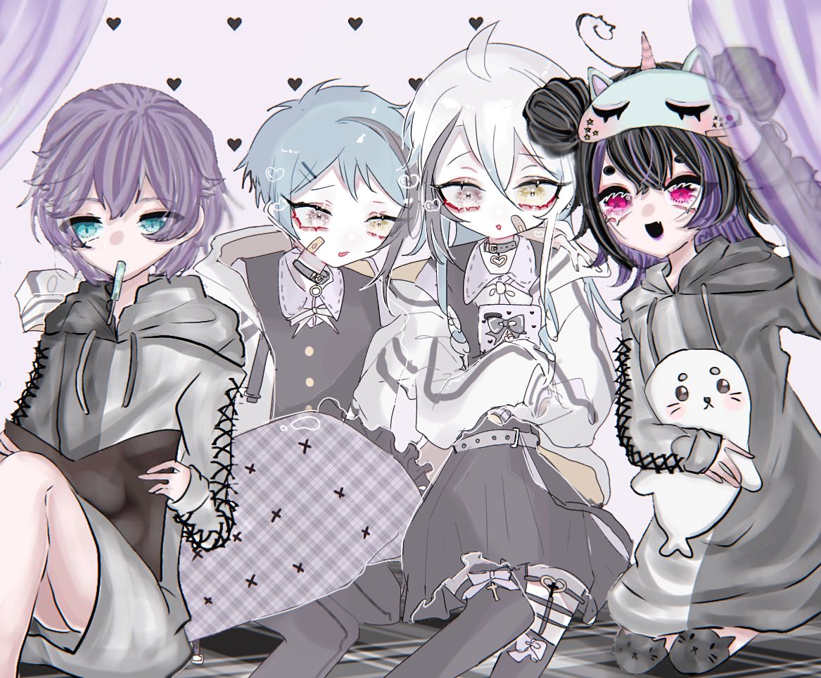 やみ 夢絵合作 服装捏造してます じぇいこみゅ えぺやみ ジェイド フロイド グリムは 身内が居るので その他の界隈 夢女さん 繋がりましょう ツイステ夢女子さんと繋がりたい