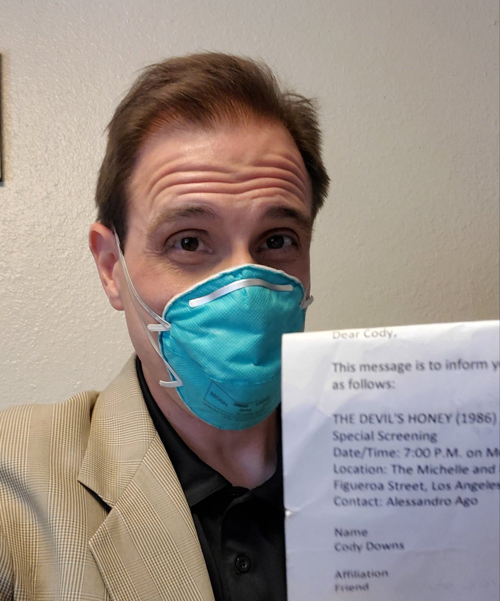 mrcodydowns's tweet photo. Dr. @RebekahMcKendry & @Elrickane:
Good Morning!
Later, you'll be w/@MarkerRyan625 & @claykeller of @ScreenDrafts for Fulci in re: #ScreamDrafts2020. Whenever this fatality of #COVID19 is no longer "TBA", I'll be there...
Y'all #StaySafeStayHealthy, now! https://t.co/waqwJNf04d