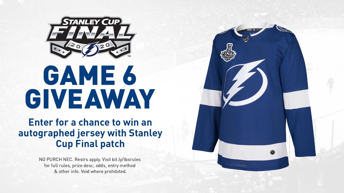 There's another <a href="/TBLightning/">Tampa Bay Lightning</a> autographed jersey up for grabs! ⚡️

Follow us, like, and retweet this post for your chance to win.

Rules ➡️ bit.ly/tbsrules