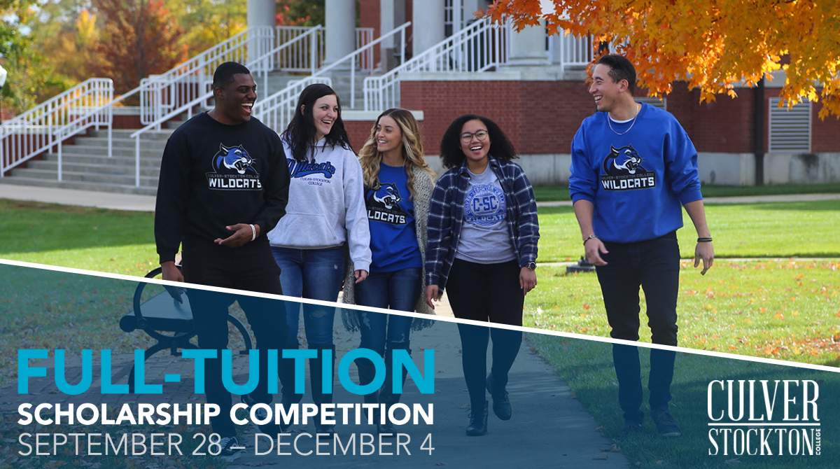 CSC1853's tweet photo. High school seniors may now enter the 37th annual Culver-Stockton College Pillars for Excellence Scholarship Competition and have the opportunity to attend college while receiving a full-tuition scholarship for four years. Visit https://t.co/7aKrkCZVl4 to learn details. https://t.co/TxLXwBKvbP