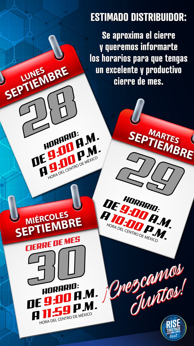 Estaremos contigo, para que  #CrezcamosJuntos