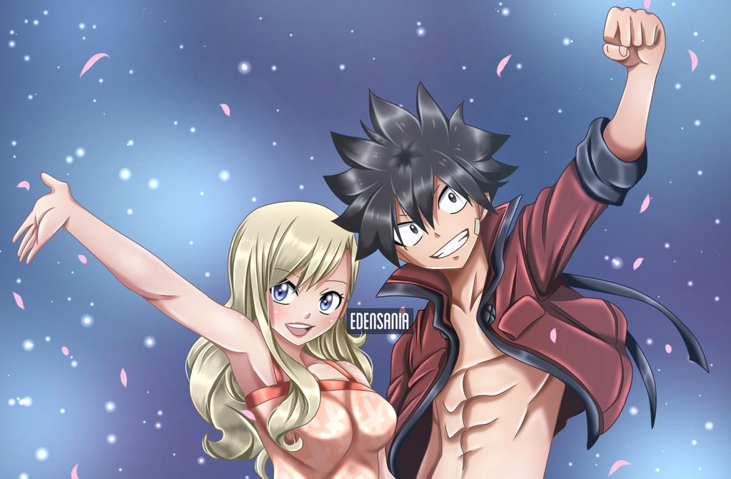 Rebecca and Happy by Mashima : r/EdensZero