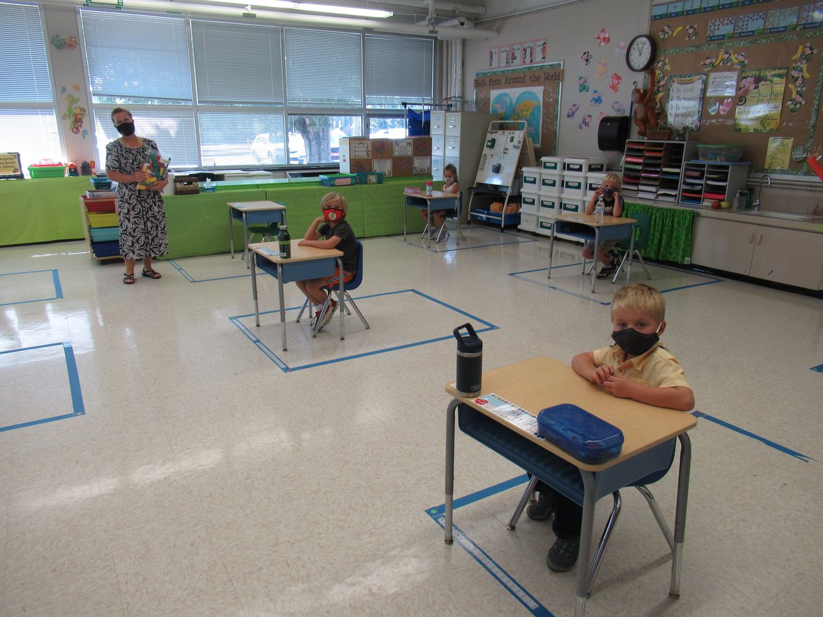 Carteret County Public School teachers are working hard to continue to provide outstanding instruction in these changing times. Ms. James at White Oak Elementary is an example of all the wonderful teachers making it happen for our county's young people.