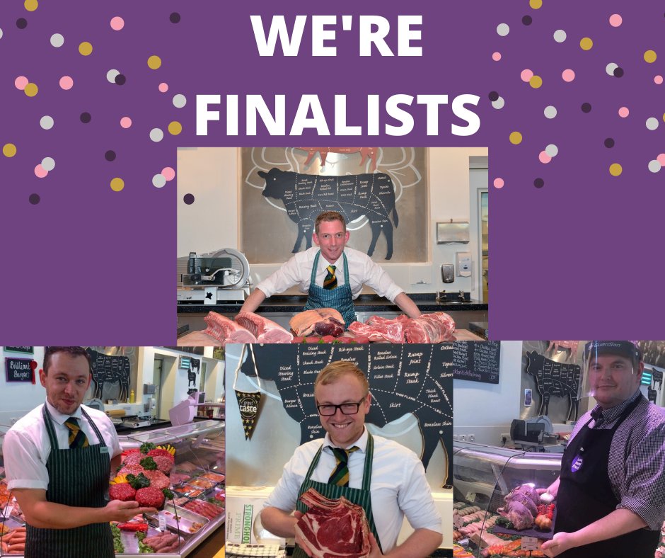 FodderHarrogate's tweet photo. 🎉 🎉 🎉 We have some exciting news to share!! Our amazing butchers are finalists in the Butcher's Shop of the Year Awards 2020!   We are super proud of the team, well done Ben, David, Jack and Josh 🤞 🤞 🤞 
#Fodderharrogate #harrogatebusinesshour #butchers #butchersshopawards https://t.co/AVizI2n3GF