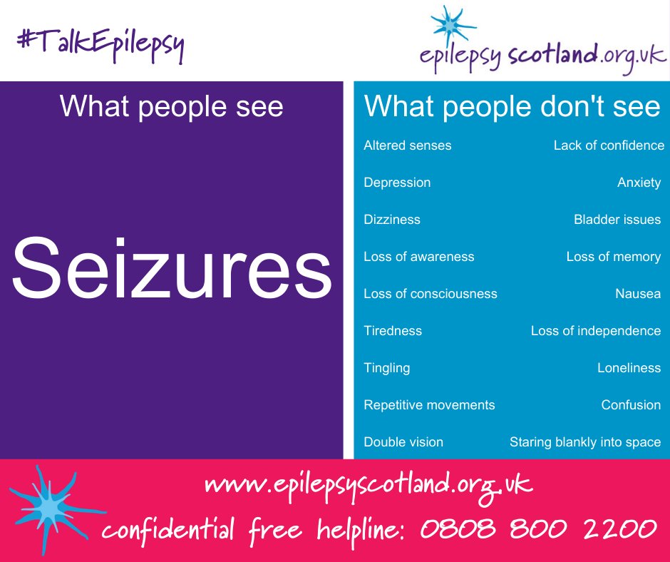 epilepsy_scot's tweet photo. There is more to epilepsy than just seizures. #TalkEpilepsy #EpilepsyAwareness #Epilepsy #EpilepsyIsMoreThanSeizures https://t.co/6vPAdWuB28