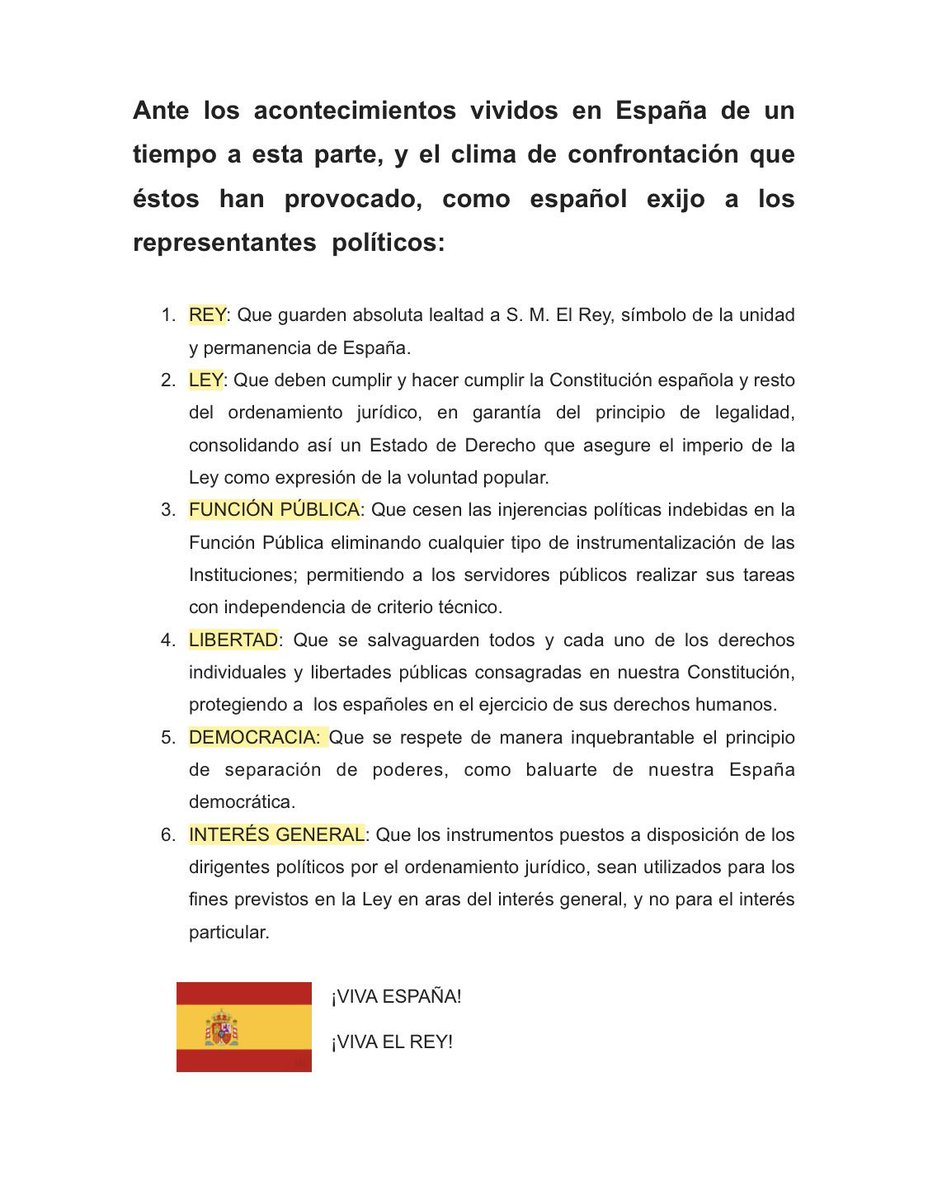 MiquelGimenezG1's tweet photo. #EspañaConLaConstitución
RT por favor con el hastag. Hagámonos oír https://t.co/YDOhFbR8U0