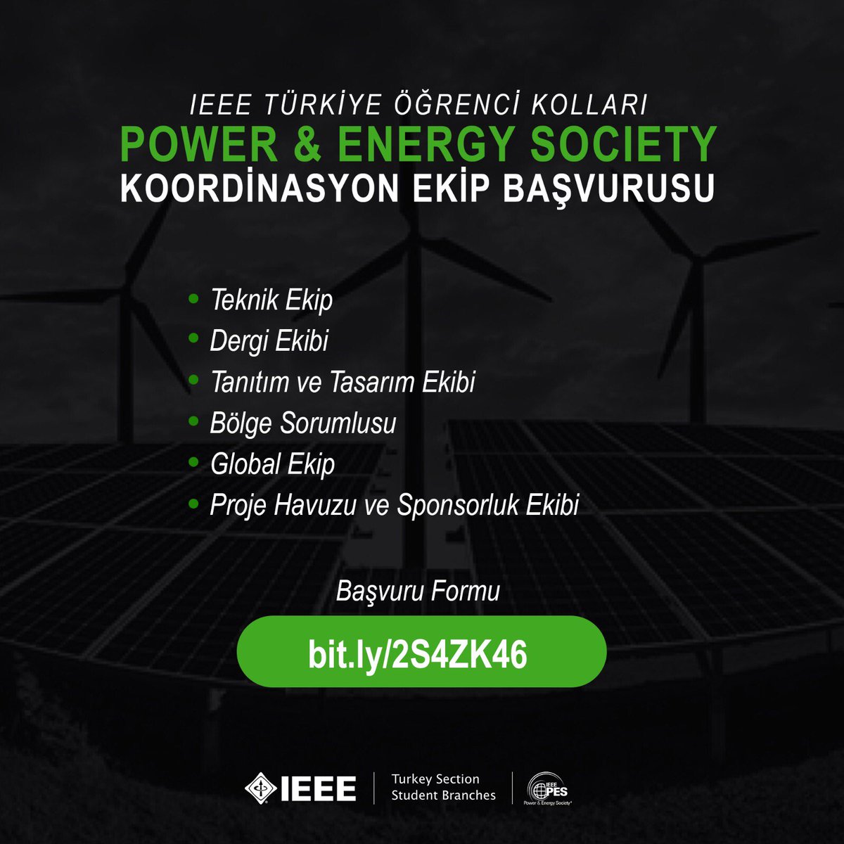ieeetrsb's tweet image. 2020-2021 yılında IEEE Türkiye Öğrenci Kolları Power and Energy Society Öğrenci Temsilciliği Koordinasyon Ekibine katılarak sende unutulmaz işler yapmak istiyorsan başvurular için son günler, kaçırmayın! #ieeetrsb #ieeetrpes #ieeetrsbpes #ieee
