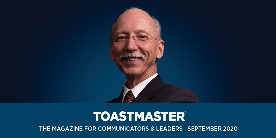 Toastmasters's tweet photo. Meet Richard E. Peck, DTM
Toastmasters’ 2020-2021 International President is always game to learn—about himself and his fellow members.
https://t.co/rWGAZjGtx4
#toastmasters #internationalpresident https://t.co/LQ1zRIeNoz