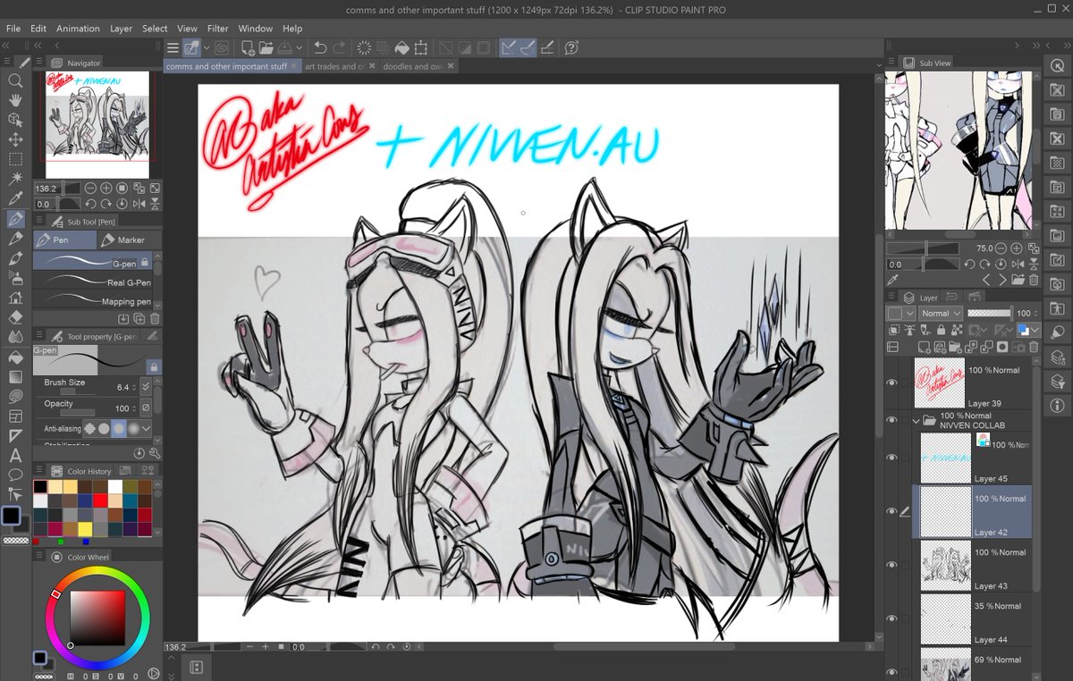 ArtistiaCons's tweet photo. WIPs of these two wonderful girls.
@nivven yo entanco ellas muy mucho <3
#rushtherat #drushtherat #WIPcollab #nivvenau https://t.co/9aS4TZNFWY