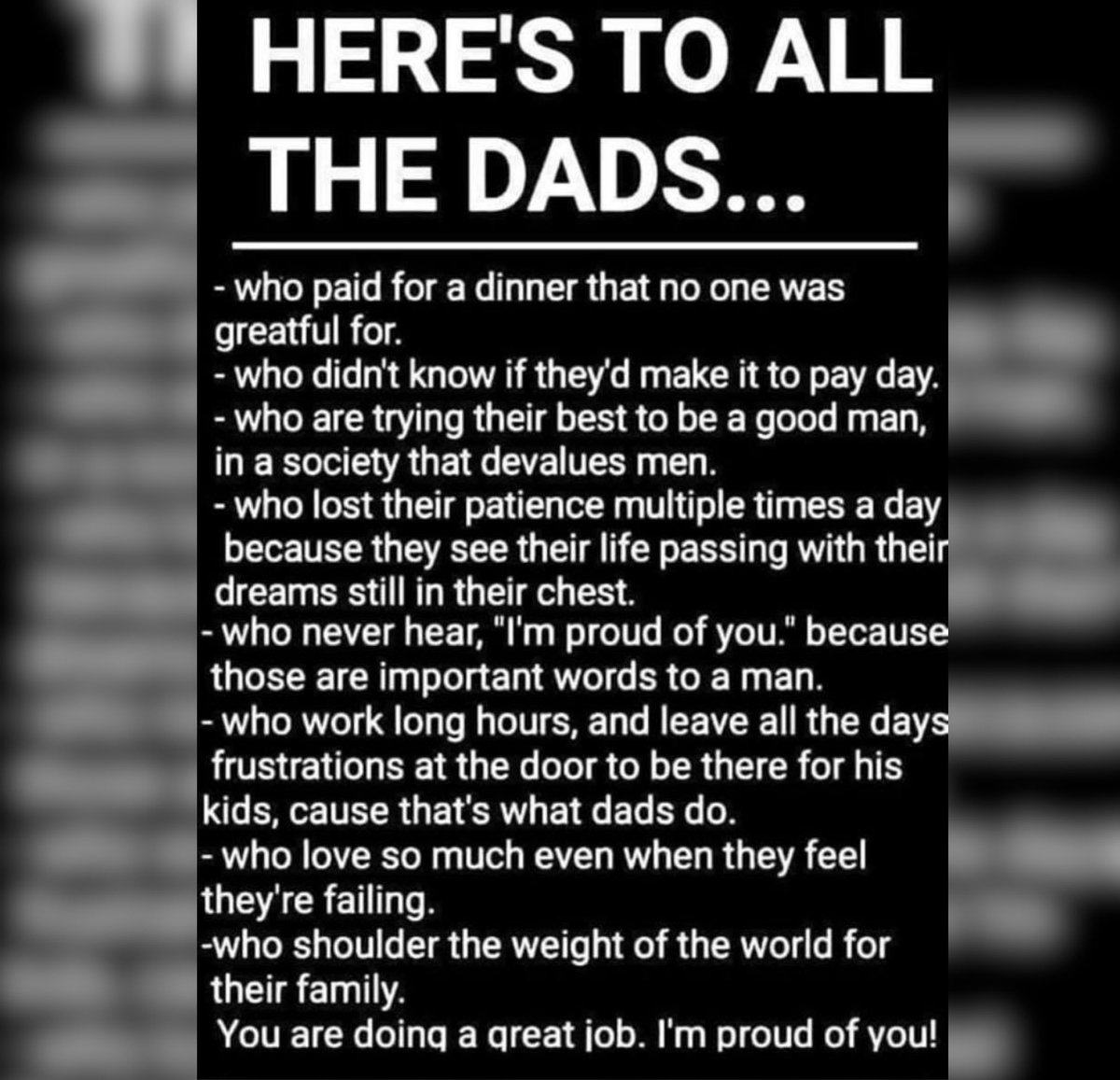 The_RomaArmy's tweet photo. HAPPY MONDAY DADS! https://t.co/4q8OX8hGbc